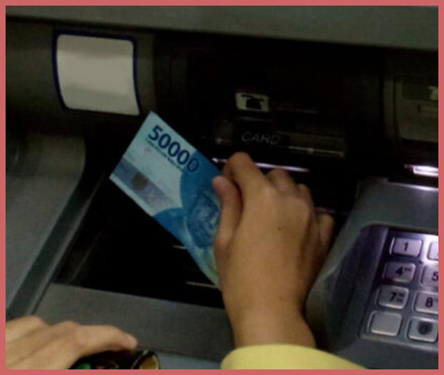 Cara Mengambil Uang Di ATM 50 Ribu