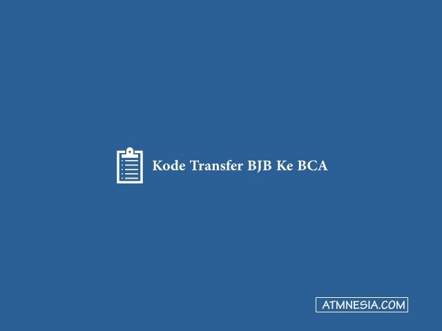 kode transfer BJB ke BCA