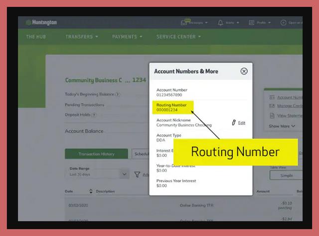 BCA Routing Number
