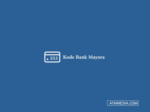 Kode Bank Mayora