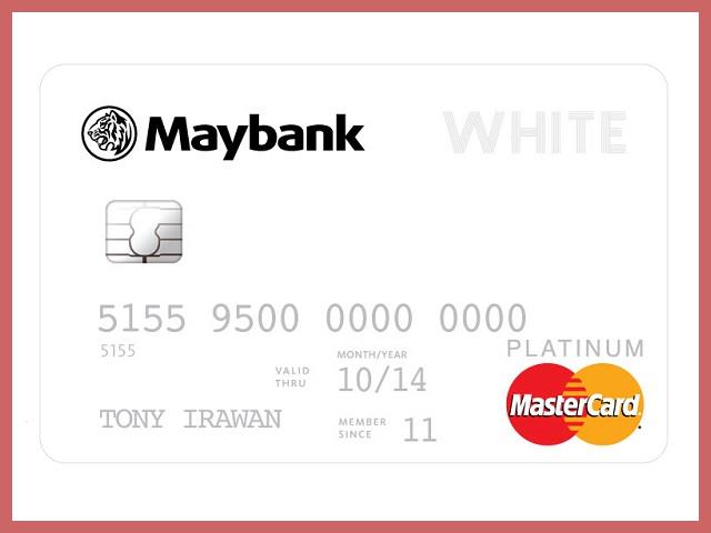 Cara Aktivasi Kartu Kredit Maybank White Card